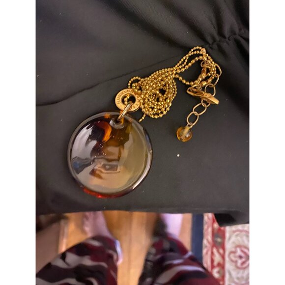 Golden Glow Collection: Two Pendant Necklaces & Vintage Silver Goblet Set - Picture 4 of 7